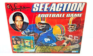 Vintage Kenner OJ Simpson See Action Football Game